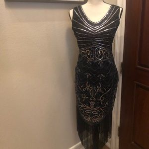 Stunning Sequin Dress NWOT Size XS